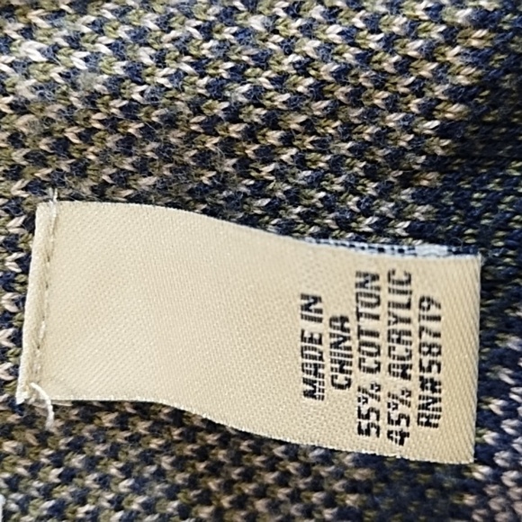 Ruff Hewn Small Open Front Western Aztec Geometric Design Cardigan - Picture 5 of 6